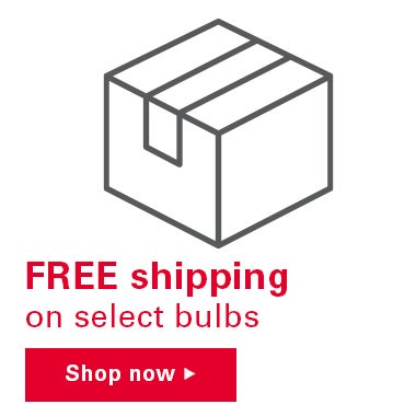 FREE Shipping on select bulbs.