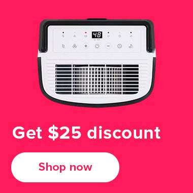 Get a $25 discount on dehumidifiers
